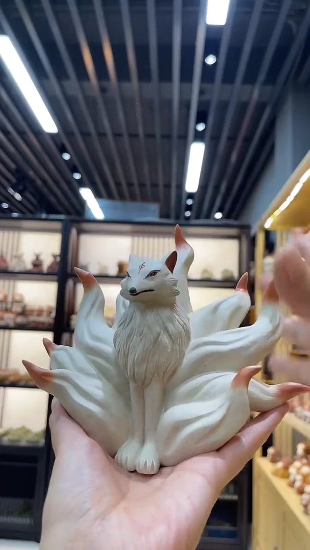 【闪购商品】紫砂茶宠大九尾狐