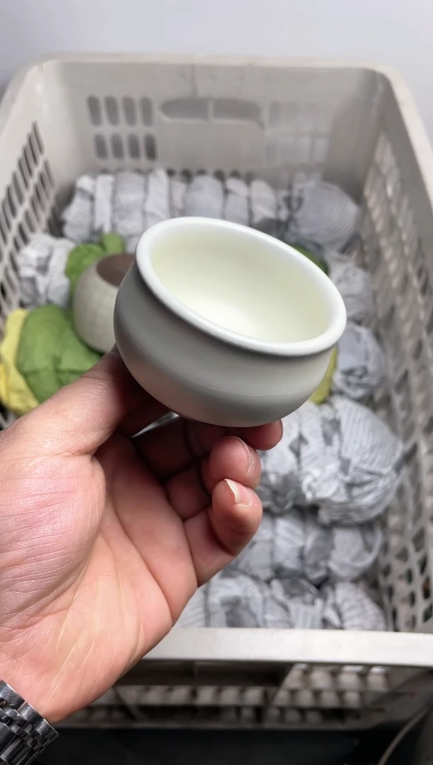 【闪购商品】茶盏白贝小佛肚高端茶器主人杯