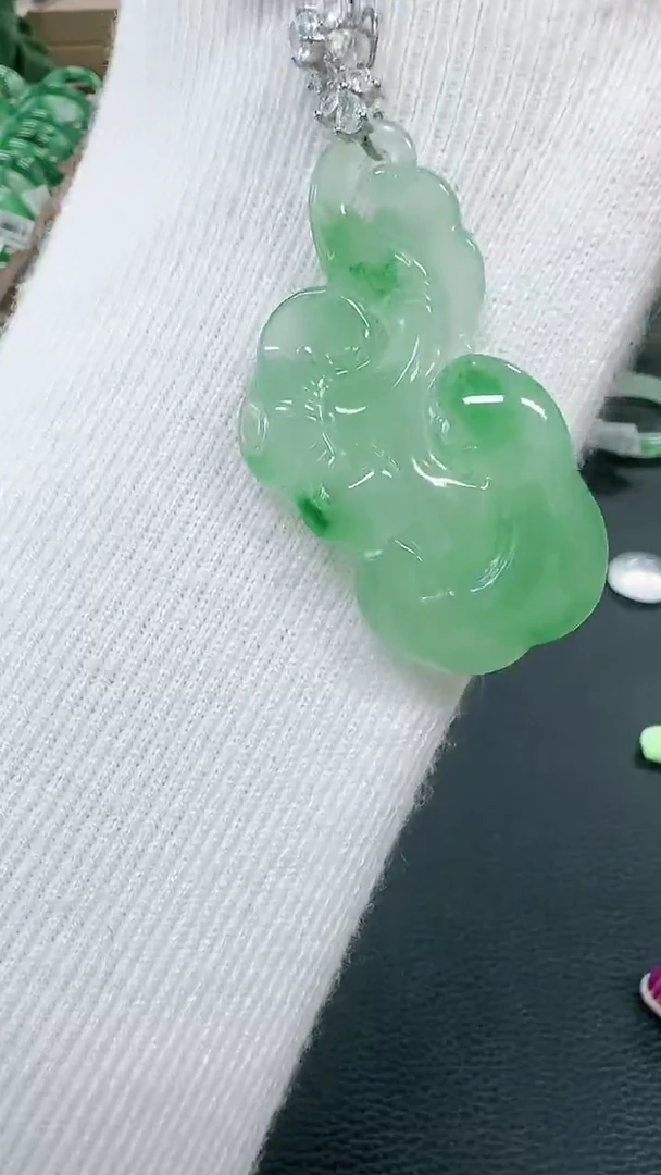 未镶嵌1石英质玉（非洲翠）/0291