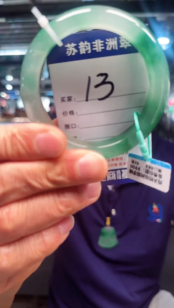 未镶嵌手镯石英质玉（非洲翠）58+