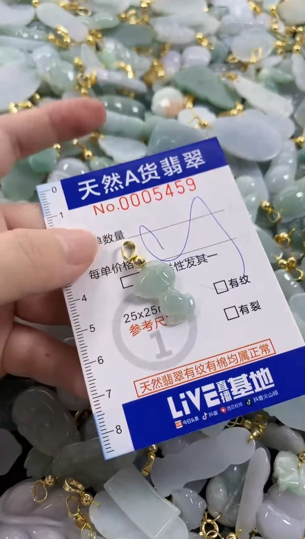 颈饰未镶嵌翡翠天然A货翡翠
