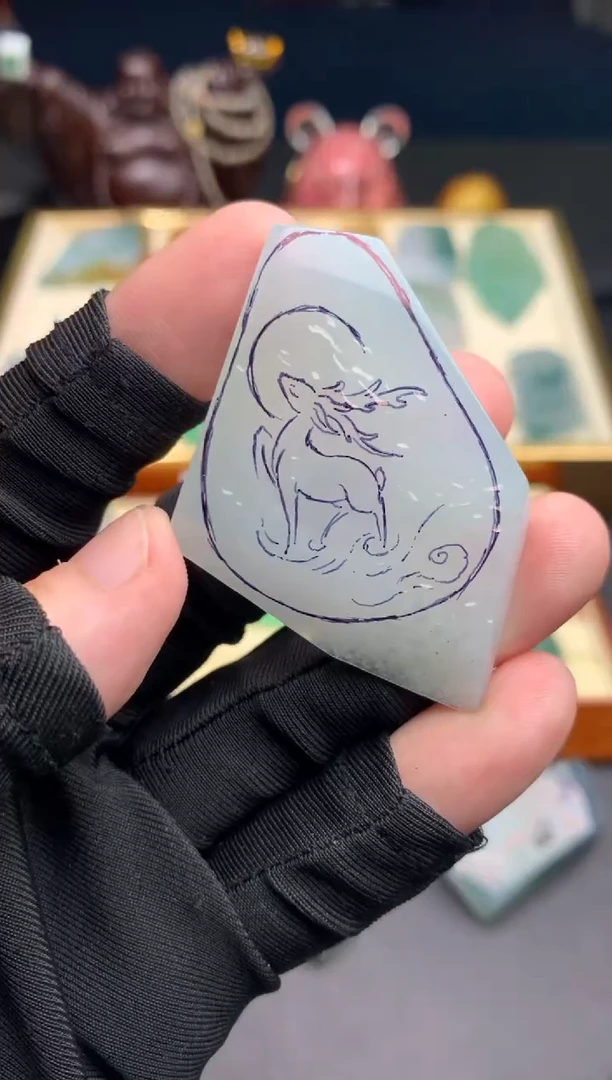 未镶嵌定制翡翠天然翡翠裸石（包工）