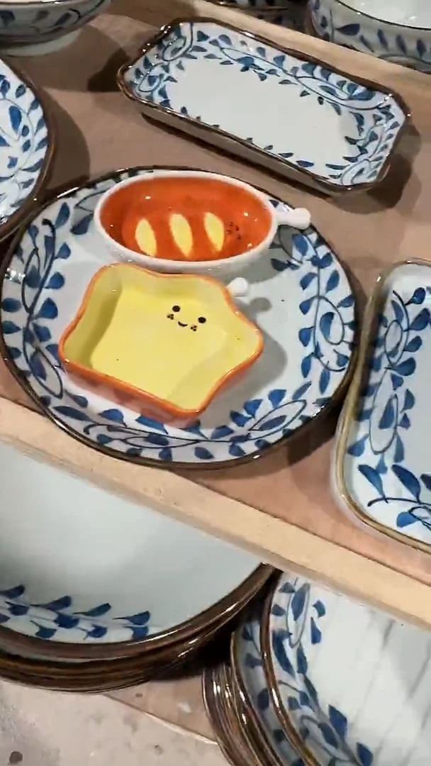 陶瓷2个小碟子微瑕 凑满20元包邮