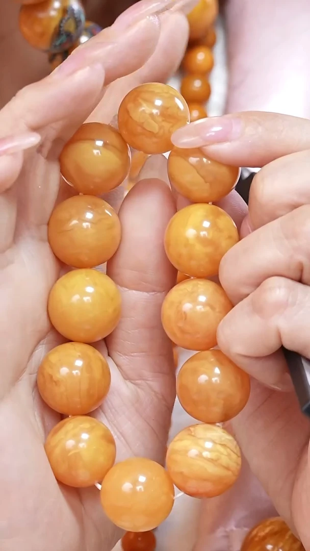 蜜蜡颈饰未镶嵌7154天然蜜蜡珠宝奇石云端妖孽全部保真