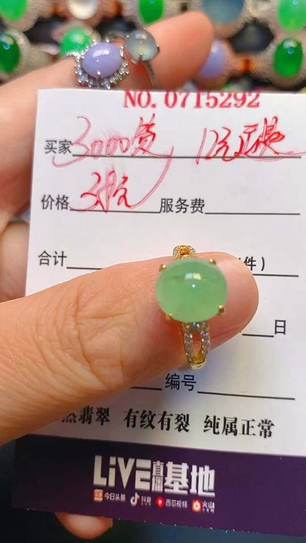 银S925镶嵌翡翠耳饰天然