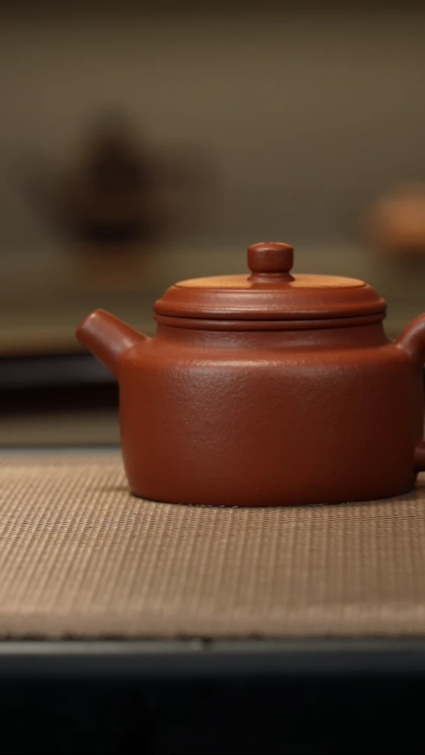 茶壶紫砂石****年生砂朱泥德钟160cc