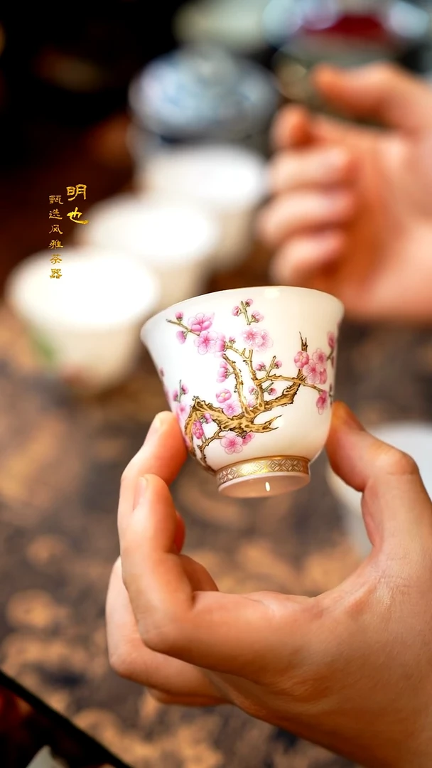 【闪购商品】1明也茶器/ 十二花神杯一个