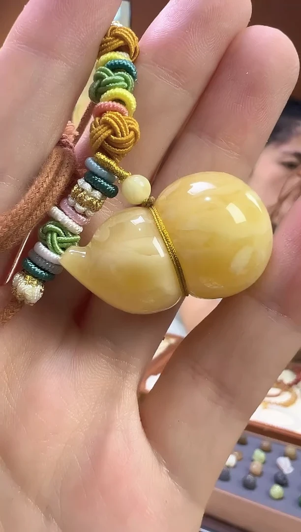 蜜蜡吊坠(不含链)未镶嵌蜜蜡葫芦
