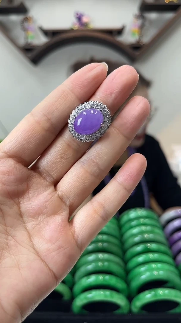 【闪购商品】砖雕闪11 紫罗兰戒指