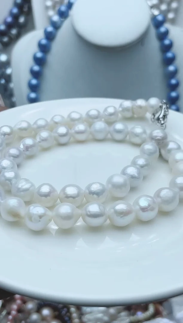 【闪购商品】淡水珍珠颈饰钛钢1