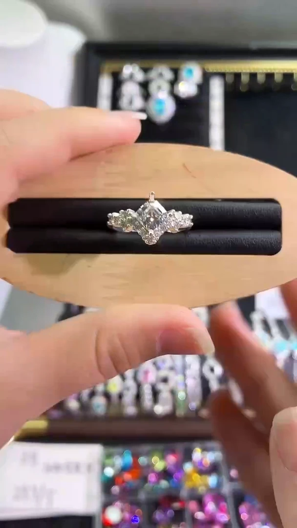 9号 6*6圆形 空托 【宠石头】