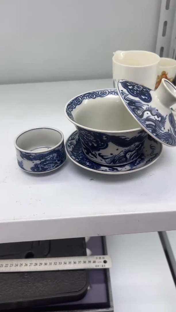 320仿古泥悬停盖碗