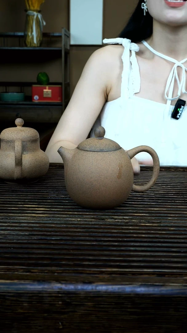 原矿老岩泥黄泥段 龙蛋壶240ml