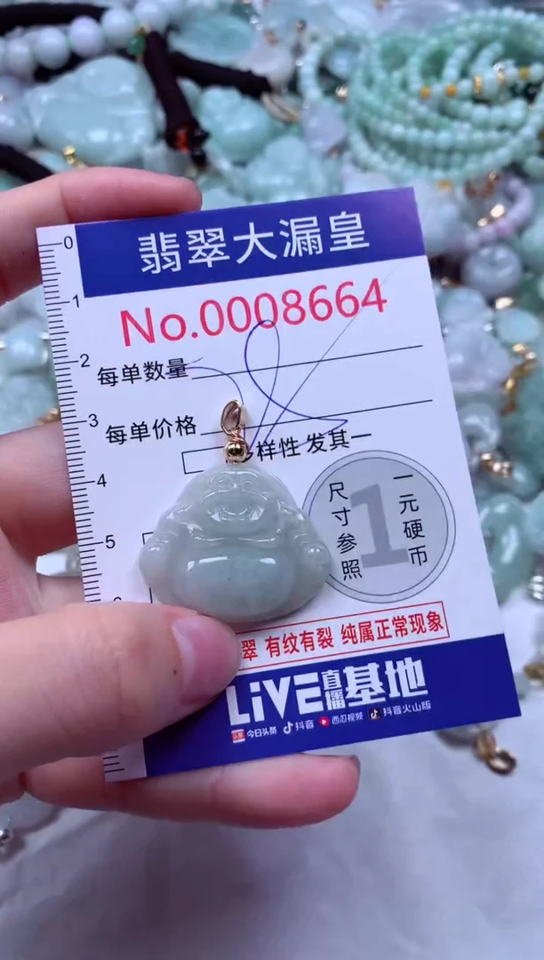 吊坠(不含链)未镶嵌翡翠8664