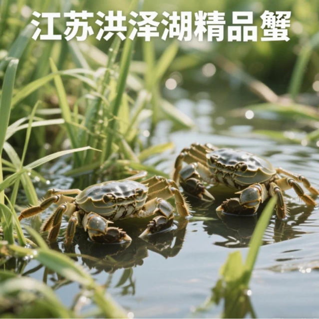 洪泽湖河蟹20只公蟹(1.3-1.0两)2.2斤,5只抵损