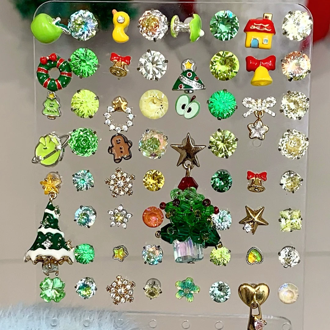 钛钢耳饰 月落圣诞｜RINGRING商店耳骨钉医学钛钢耳钉华子女耳钉