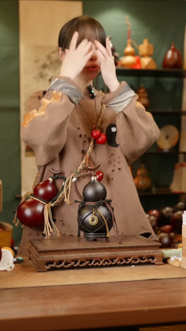 110号精品天然大漆酒葫芦一物一拍~