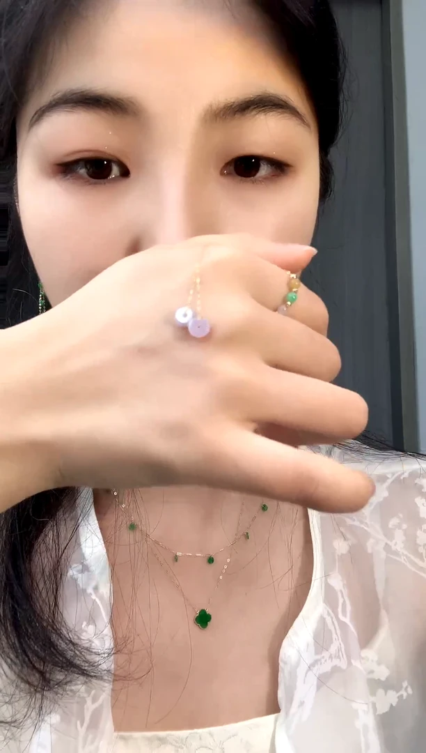 18K金镶嵌定制翡翠A7 翡翠