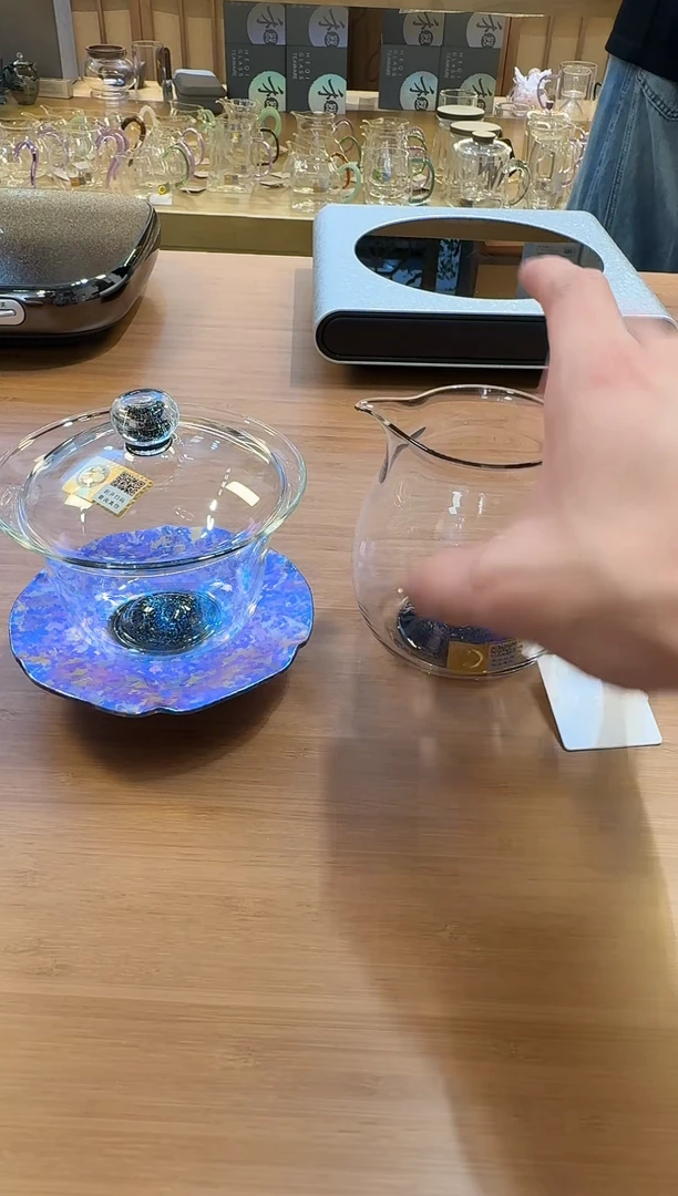 禾器斑斓清悦+禾器曜辰盖碗浅紫