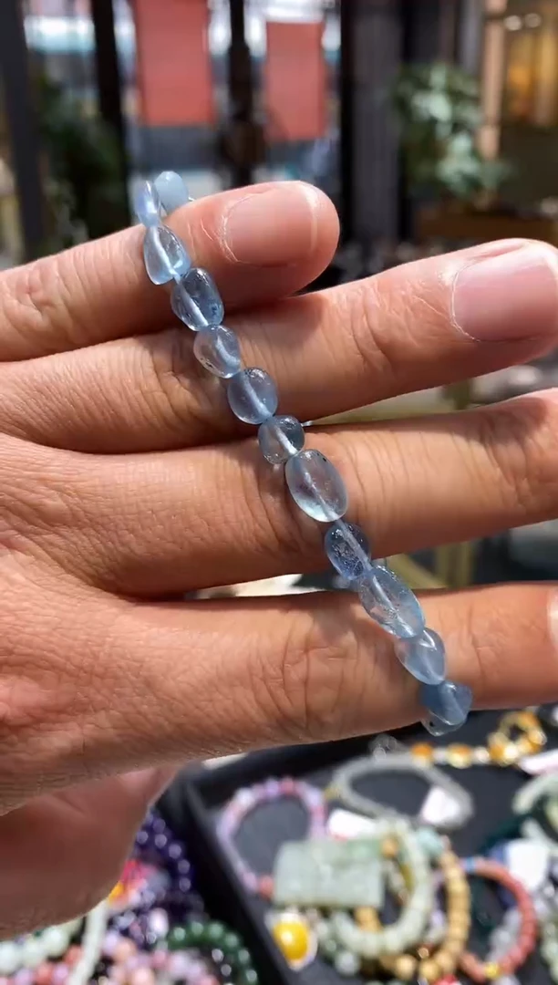 【闪购商品】海蓝宝石手链未镶嵌亏米福利
