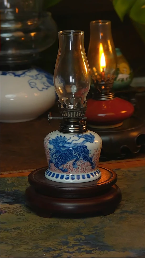 【闪购商品】景德镇陶瓷手工灯摆件