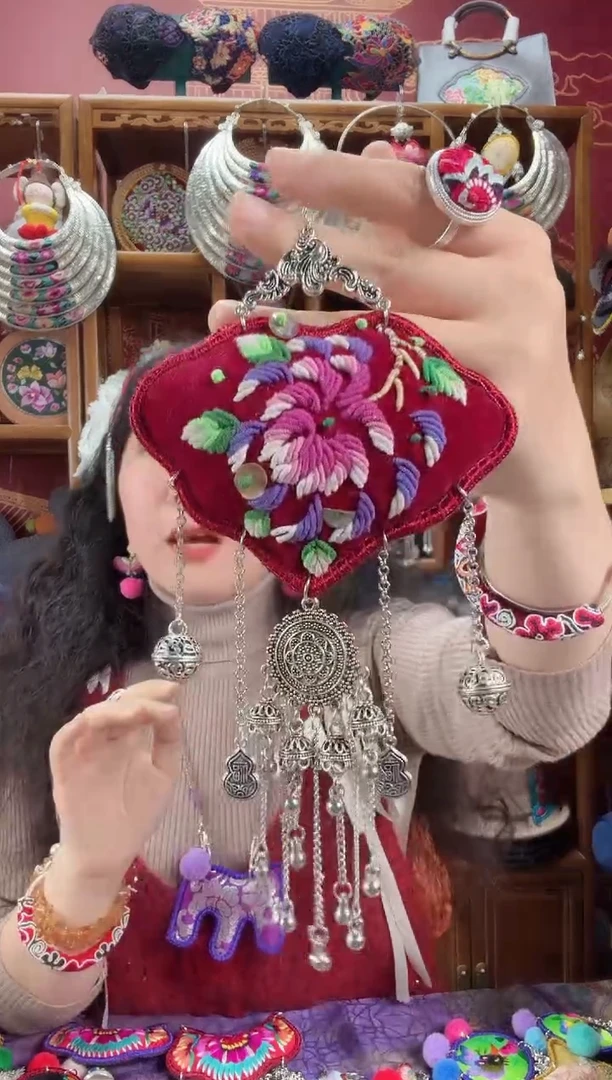 刺绣压襟65甜甜家