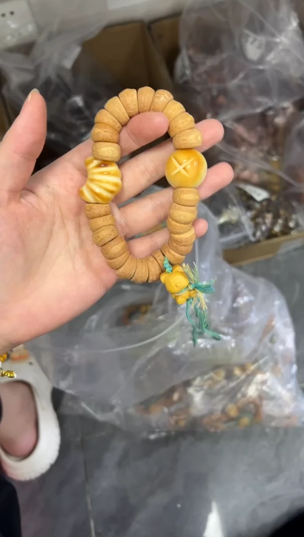 凤眼菩提手串风眼猪大肠面包款手链[0366]