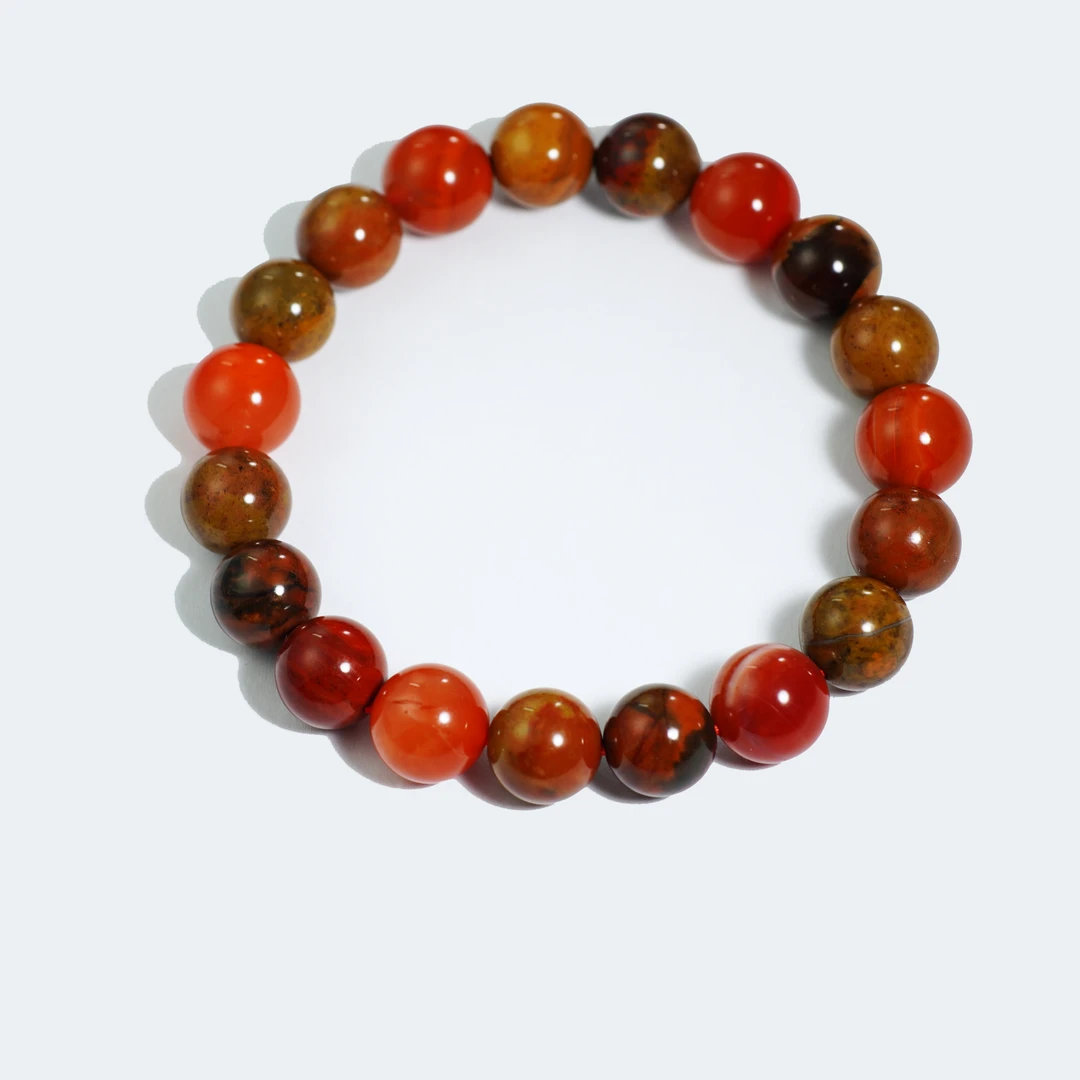 【陈秀娜】川料南红包浆单圈手串