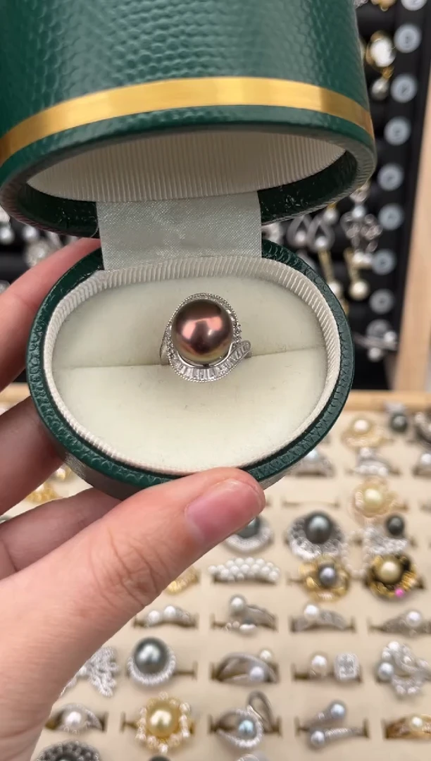 【闪购商品】淡水珍珠戒指银S925镶嵌S925淡水戒指（微瑕）