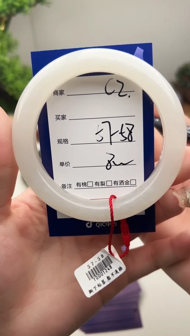 未镶嵌手镯和田玉微色差C2