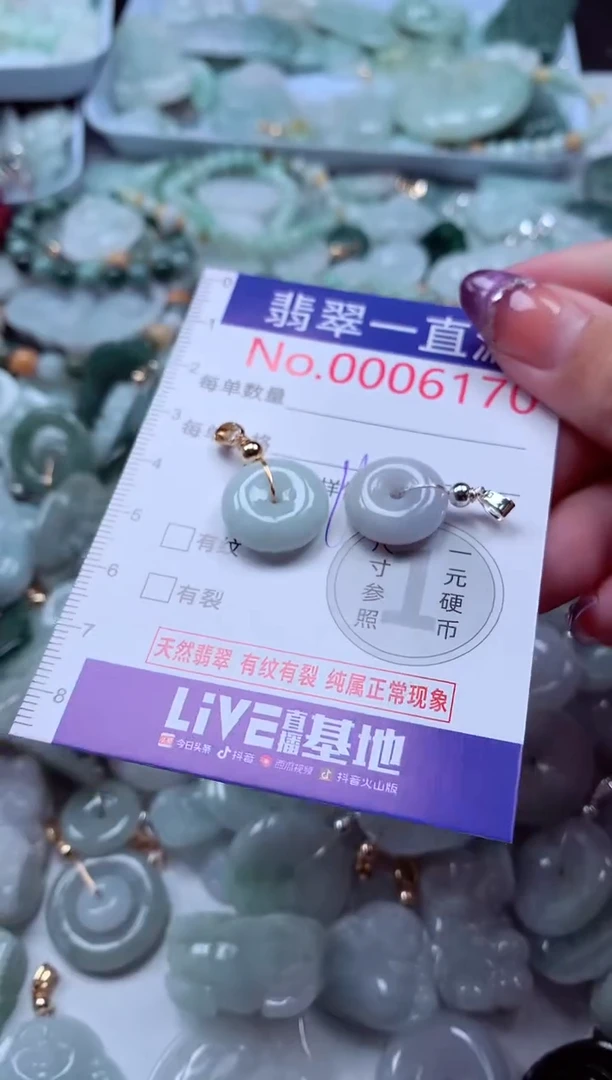 翡翠未镶嵌吊坠(不含链)6170