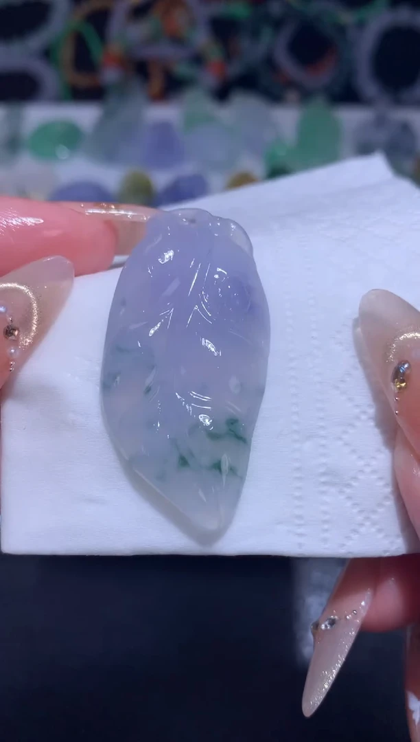 未镶嵌定制翡翠叶子