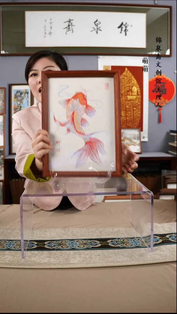 【闪购商品】国画23*32李老师国画摆台手绘作品
