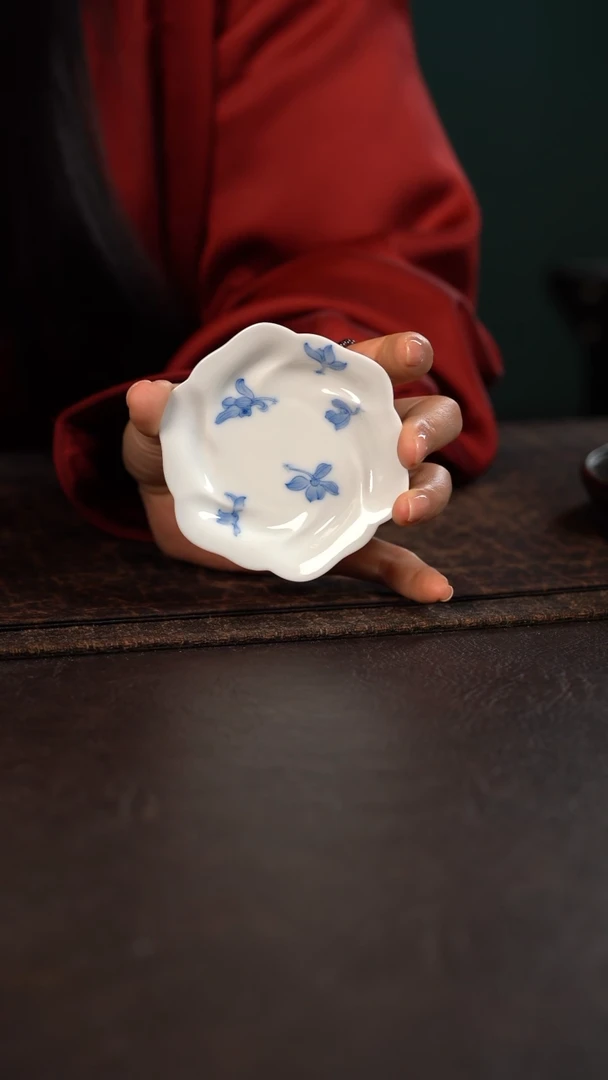 【闪购商品】杯聚澜堂兰花头花朵杯垫