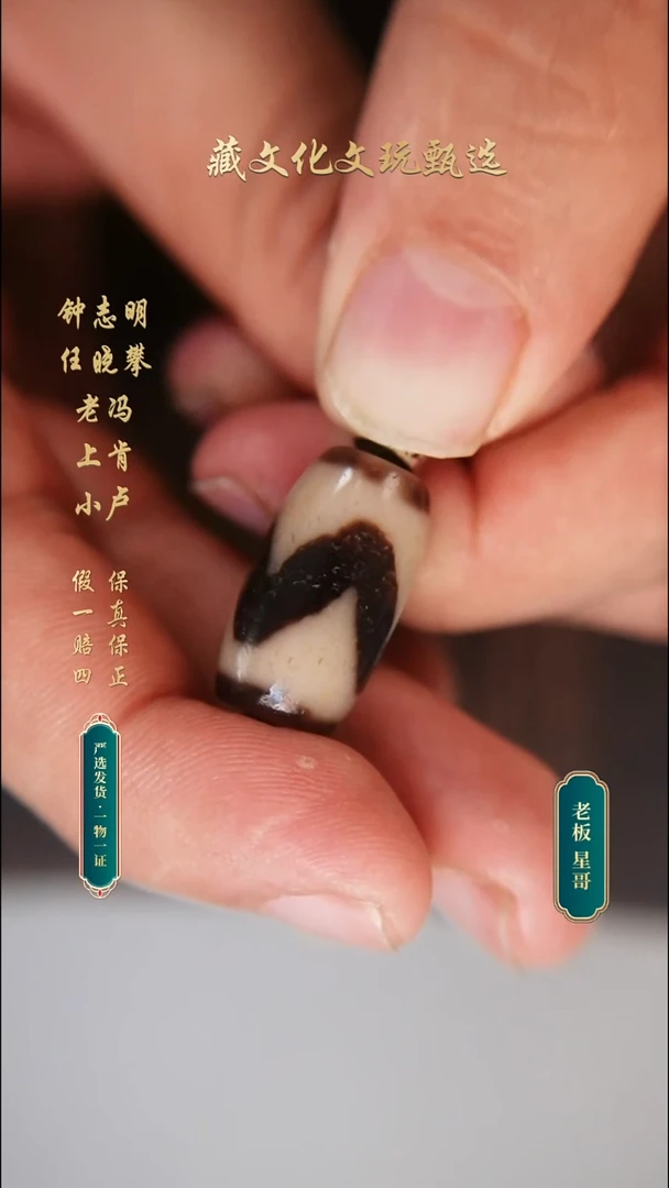 未镶嵌颈饰玛瑙/玉髓老冯顶货牙牙珠珠21.4*11.9