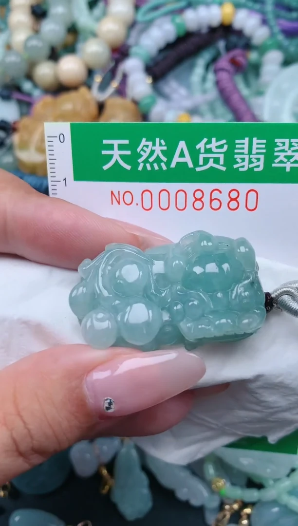 翡翠未镶嵌颈饰.0008680
