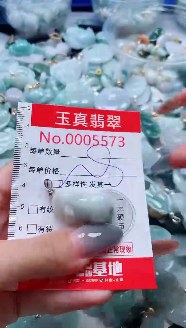 吊坠(不含链)未镶嵌翡翠5573