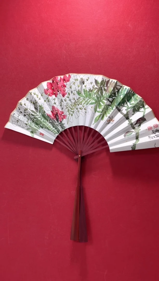 国画荆贵家老师扇面