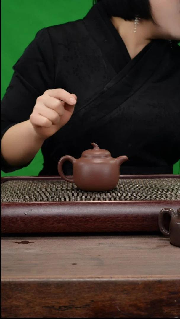 【闪购商品】紫砂茶壶全手工零添加底槽青茄段壶