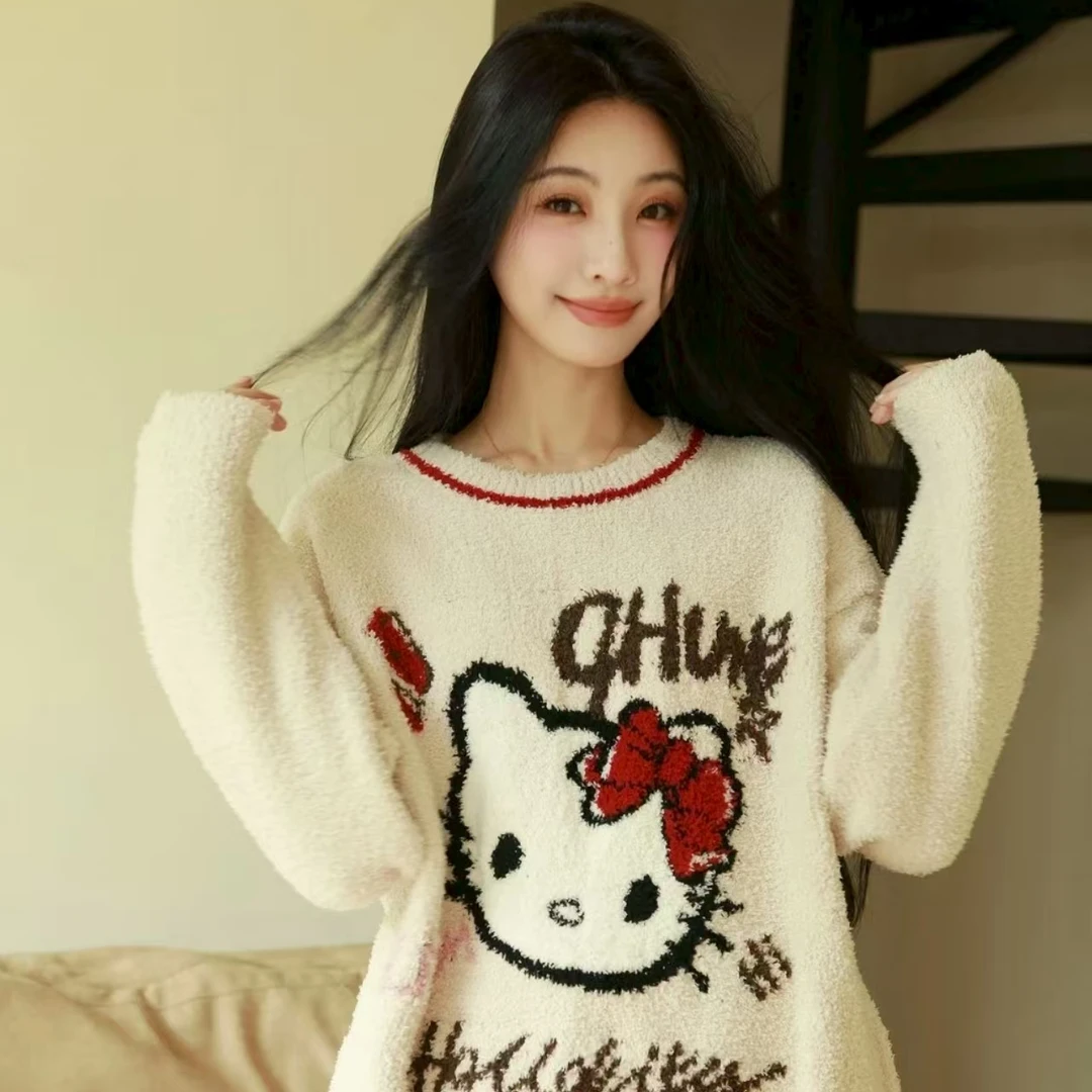 SIEOYJIEA/私迹大榕家大刘eva【巨大KT】女款气质家居服睡衣