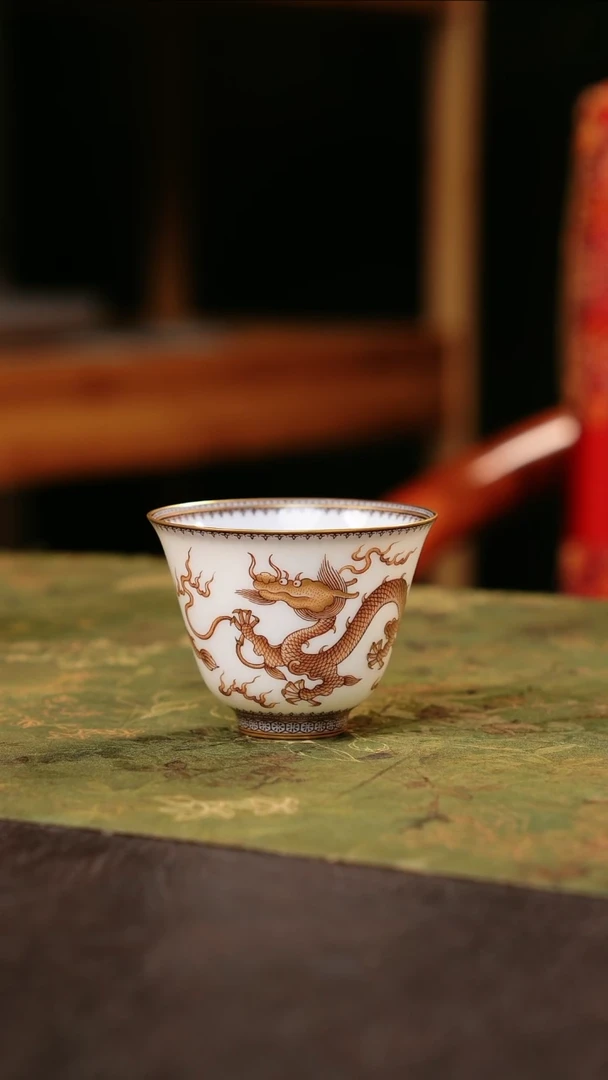 其他精品龙纹单杯