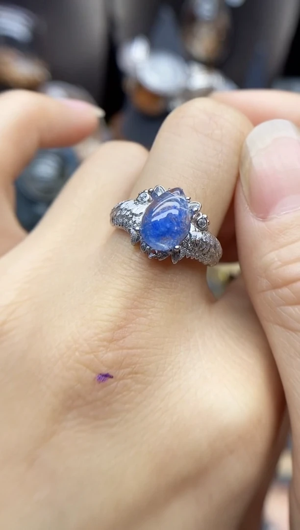 银S925镶嵌珠宝半成品水晶定制定制