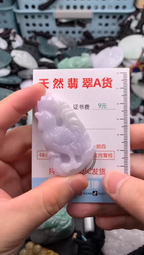 翡翠未镶嵌吊坠(不含链)1