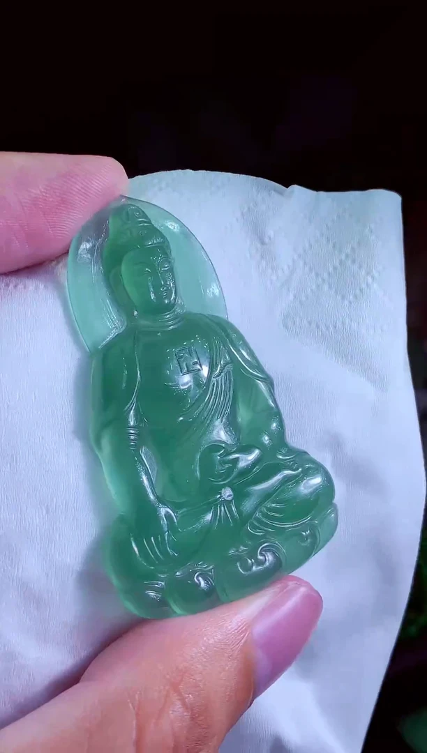 未镶嵌定制翡翠北****️翡翠毛货定制