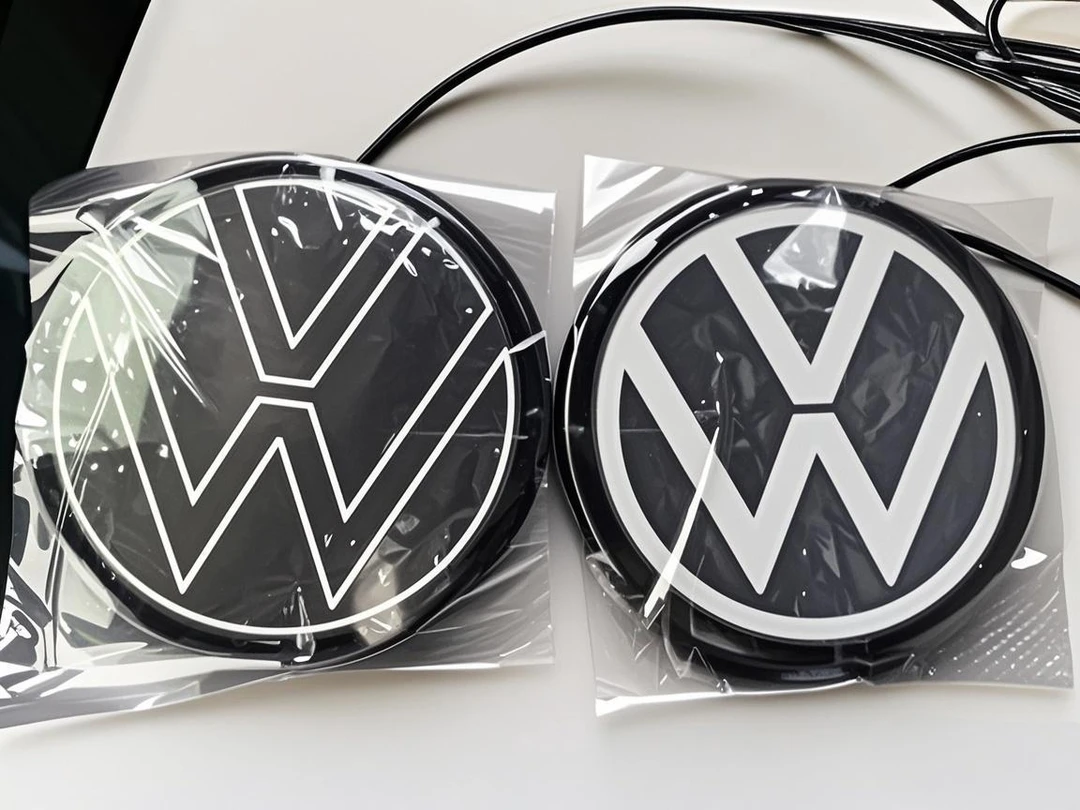 大众发光中网标全新后开发发光标车载好物适用支持acc