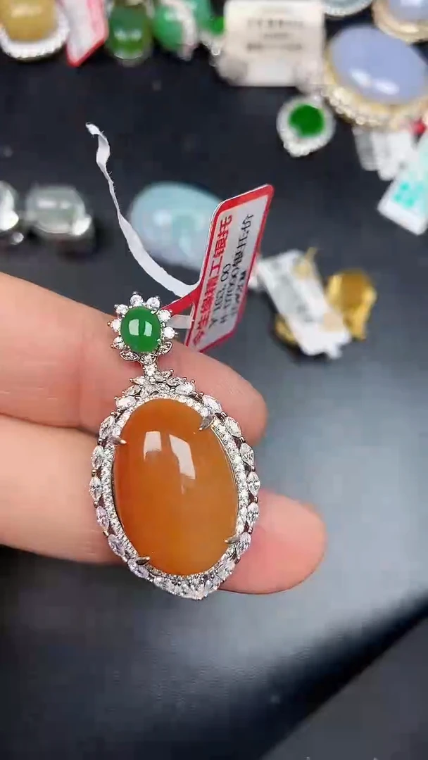 银S925镶嵌戒指翡翠3000