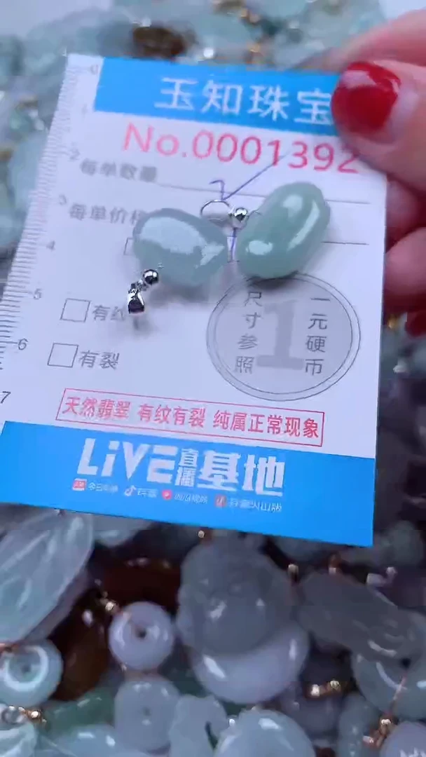 吊坠(不含链)未镶嵌翡翠1392