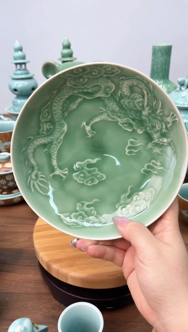 特价福利 微瑕 慧仙青瓷