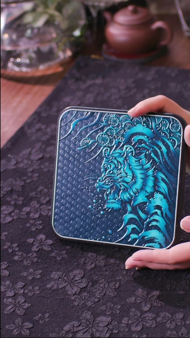 壹藏贰宝驺吾图案大垫子一片