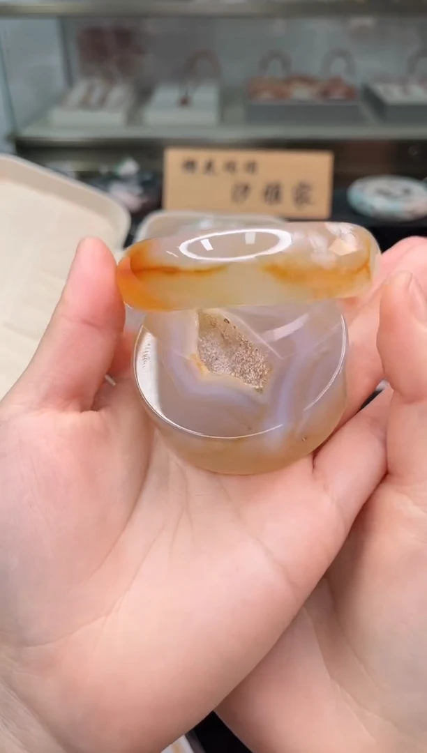 未镶嵌手镯石英质玉59圈口（赠品镯心）3975365